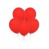 Balony Decomex 28 cm - 11" czerwone Pastel Red D2-P110 - 100 sztuk