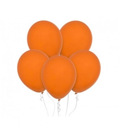 Balony Decomex 28 cm - 11" pomarańczowe Pastel Orange D2-P130 - 100 sztuk