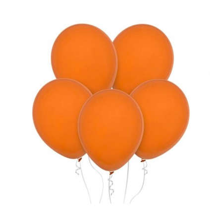 Balony Decomex 28 cm - 11" pomarańczowe Pastel Orange D2-P130 - 100 sztuk