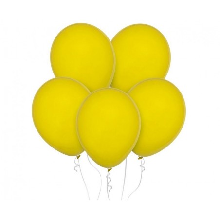 Balony Decomex 28 cm - 11" żółte Pastel Yellow D2-P140 - 100 sztuk