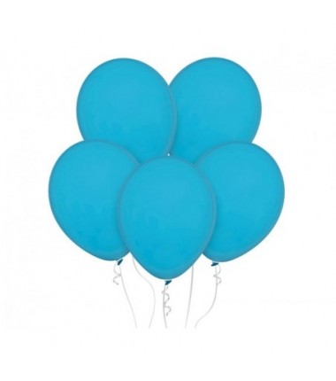 Balony Decomex 28 cm - 11" niebieskie Pastel Tiffany Blue D2-P278 - 100 sztuk