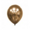 Balony Decomex 28 cm - 11" chromowane złote Luster Gold D3-L502 - 100 sztuk