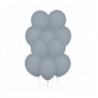Balony Decomex 28 cm - 11" szare Pastel Grey - 10 sztuk