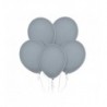 Balony Decomex 28 cm - 11" szare Pastel Grey - 10 sztuk