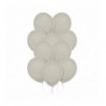 Balony Decomex 28 cm - 11" szare Pastel Sand - 10 sztuk