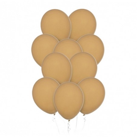 Balony Decomex 28 cm - 11" beżowe Pastel Desert Sand - 10 sztuk