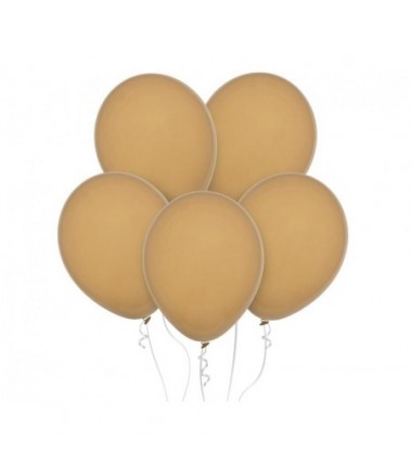 Balony Decomex 28 cm - 11" beżowe Pastel Desert Sand - 10 sztuk