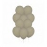 Balony Decomex 28 cm - 11" szare Pastel Stone - 10 sztuk