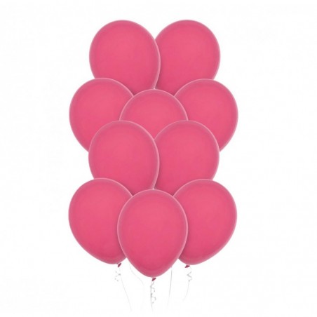 Balony Decomex 28 cm - 11" różowe Pastel Rose - 10 sztuk