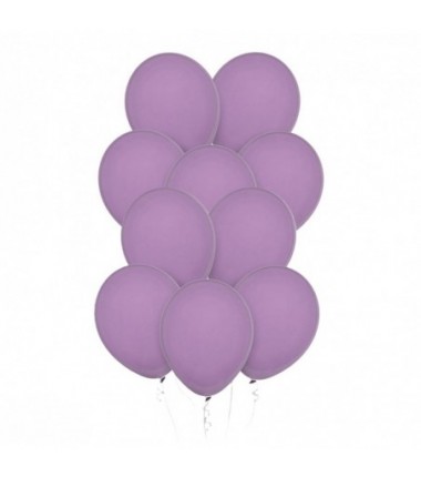 Balony Decomex 28 cm - 11" fioletowe Pastel Dusty Rose - 10 sztuk