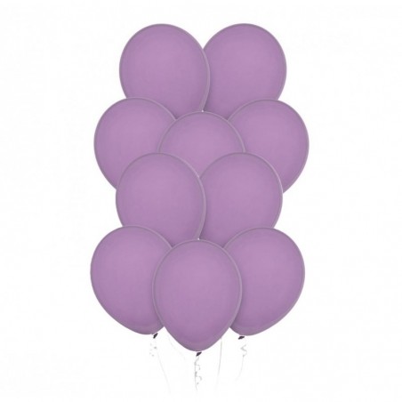 Balony Decomex 28 cm - 11" fioletowe Pastel Dusty Rose - 10 sztuk