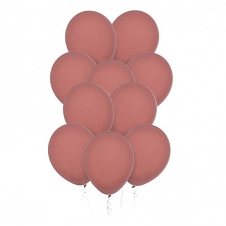 Balony Decomex 28 cm - 11" brudno-różowe Pastel Rose Wood - 10 sztuk