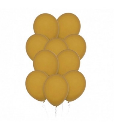 Balony Decomex 28 cm - 11" kawowe Pastel Mocha - 10 sztuk