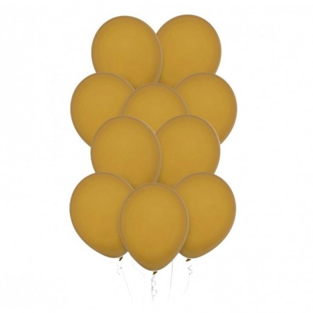 Balony Decomex 28 cm - 11" kawowe Pastel Mocha - 10 sztuk