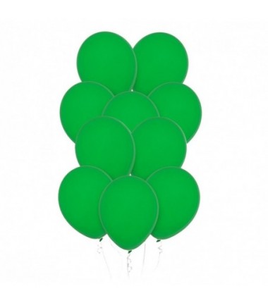 Balony Decomex 28 cm - 11" zielone Pastel Green - 10 sztuk