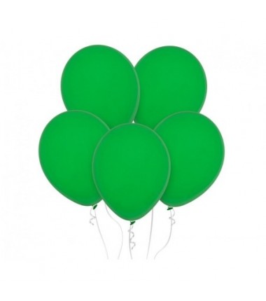 Balony Decomex 28 cm - 11" zielone Pastel Green - 10 sztuk