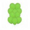Balony Decomex 28 cm - 11" zielone Pastel Lime Green - 10 sztuk