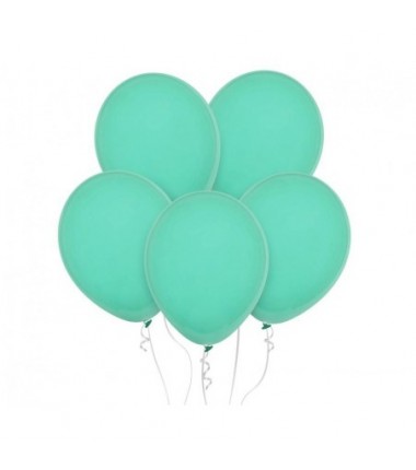 Balony Decomex 28 cm - 11" zielone Pastel Matte Green - 10 sztuk