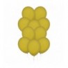 Balony Decomex 28 cm - 11" musztardowe Pastel Mustard - 10 sztuk