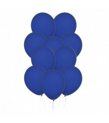 Balony Decomex 28 cm - 11" niebieskie Pastel Midnight Blue - 10 sztuk