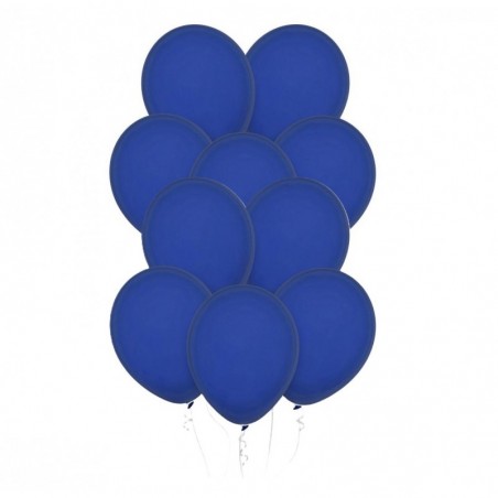 Balony Decomex 28 cm - 11" niebieskie Pastel Midnight Blue - 10 sztuk