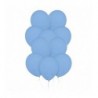 Balony Decomex 28 cm - 11" niebieskie Pastel Sky Blue - 10 sztuk