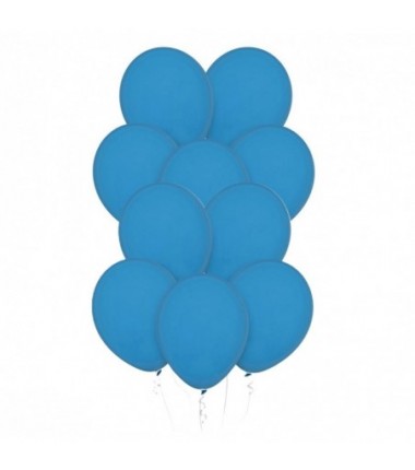 Balony Decomex 28 cm - 11" niebieskie Pastel Dusty Blue - 10 sztuk