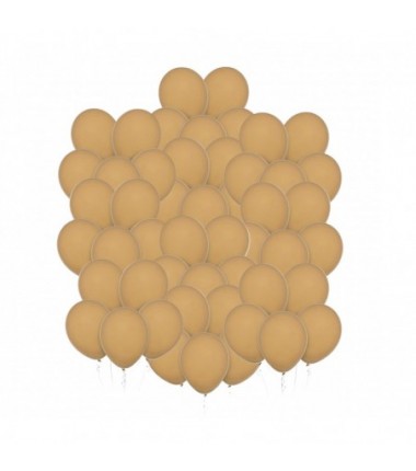 Balony Decomex 28 cm - 11" beżowe Pastel Desert Sand - 50 sztuk