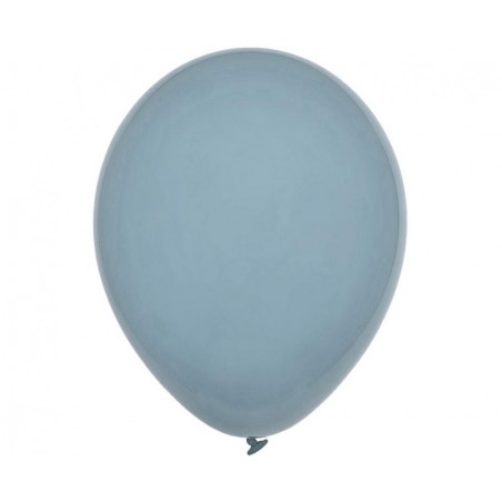 Balony Decomex 28 cm - 11" niebieskie Pastel Storm - 50 sztuk