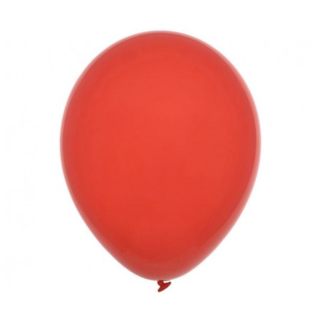 Balony Decomex 28 cm - 11" czerwone Pastel Red - 50 sztuk