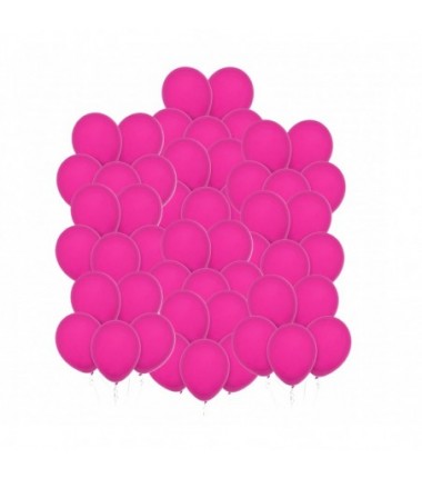 Balony Decomex 28 cm - 11" fuksjowe Pastel Fuchsia - 50 sztuk