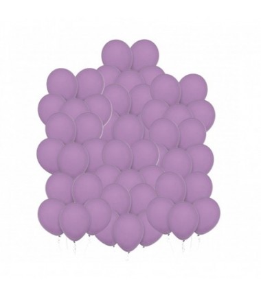 Balony Decomex 28 cm - 11" fioletowe Pastel Dusty Rose - 50 sztuk