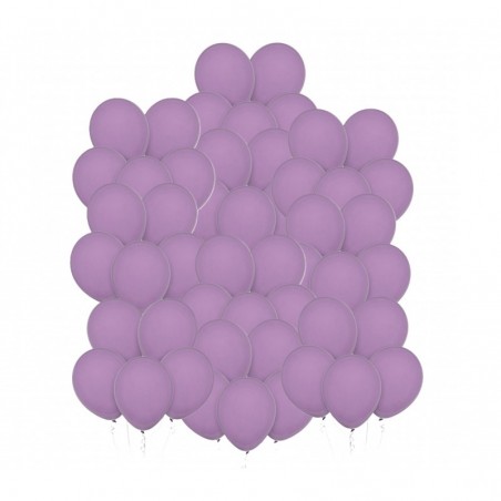 Balony Decomex 28 cm - 11" fioletowe Pastel Dusty Rose - 50 sztuk