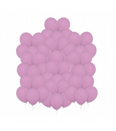 Balony Decomex 28 cm - 11" różowe Pastel Taffy Pink - 50 sztuk