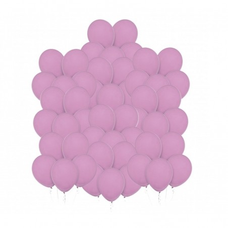 Balony Decomex 28 cm - 11" różowe Pastel Taffy Pink - 50 sztuk