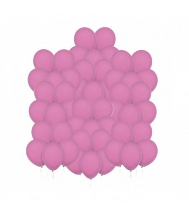 Balony Decomex 28 cm - 11" różowe Pastel Candy Pink - 50 sztuk