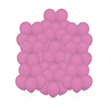 Balony Decomex 28 cm - 11" różowe Pastel Candy Pink - 50 sztuk