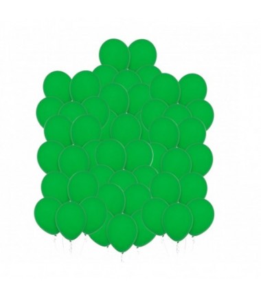 Balony Decomex 28 cm - 11" zielone Pastel Green - 50 sztuk