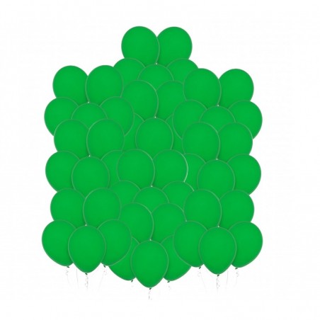 Balony Decomex 28 cm - 11" zielone Pastel Green - 50 sztuk