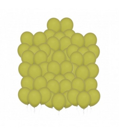 Balony Decomex 28 cm - 11" zielone Pastel Olive - 50 sztuk
