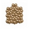 Balony Decomex 28 cm - 11" chromowane złote Luster Gold - 50 sztuk