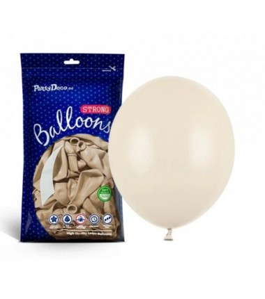 Balony Strong 27 cm alabastrowe Pastel Alabaster, Nude - 100 sztuk