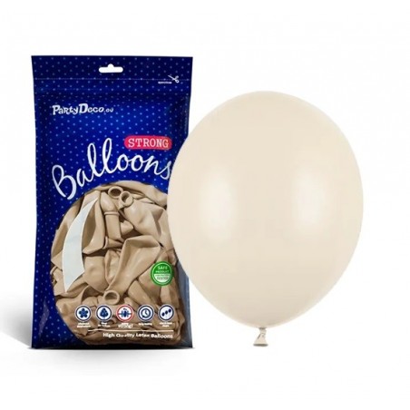 Balony Strong 27 cm alabastrowe Pastel Alabaster, Nude - 100 sztuk