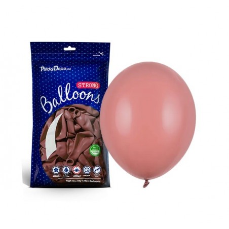 Balony Strong 27 cm dzika róża Pastel Wild Rose - 100 sztuk