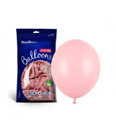 Balony Strong 27 cm różowe Pastel Baby Pink - 100 sztuk