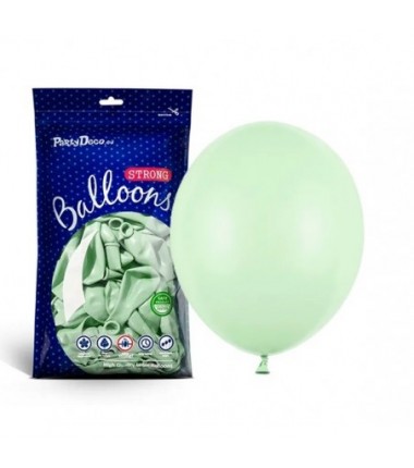 Balony Strong 27 cm pistacjowe Pastel Pistachio - 100 sztuk