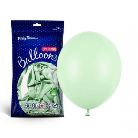 Balony Strong 27 cm pistacjowe Pastel Pistachio - 100 sztuk