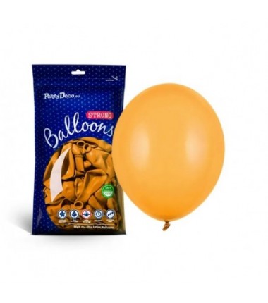 Balony Strong 27 cm ciemne miodowe Pastel Honey - 100 sztuk