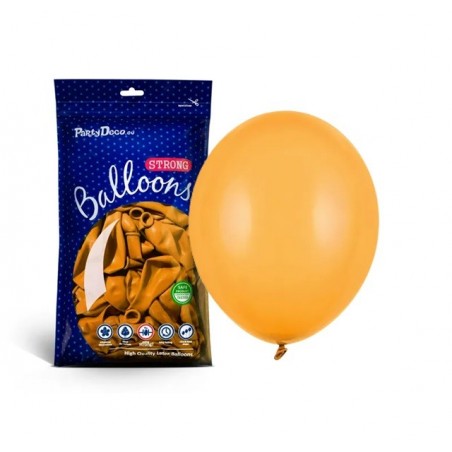 Balony Strong 27 cm ciemne miodowe Pastel Honey - 100 sztuk