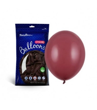Balony Strong 27 cm śliwkowe Pastel Prune - 100 sztuk